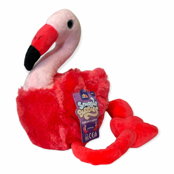 Snuggle Buddies Flamingo Rød