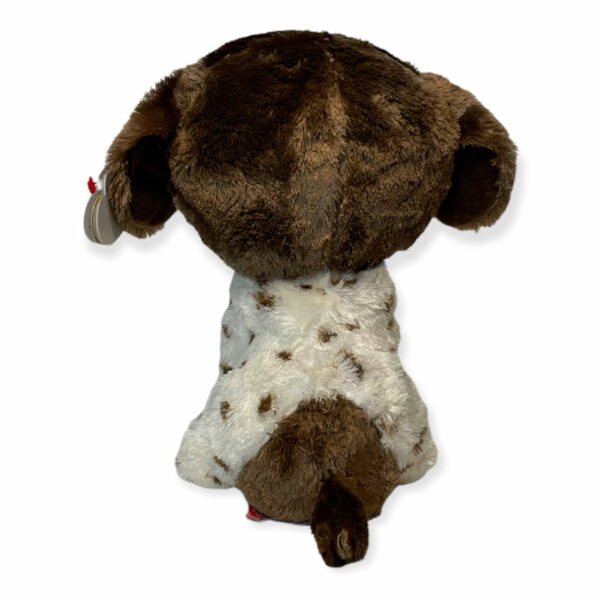 TY Beanie Boos - MUDDLES - Brown White Dog Medium 23 cm