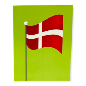 Kort Flag grøn Dobbelt