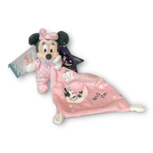 Minnie Mouse Disney Nusseklud Glow In The Dark Stjernenat