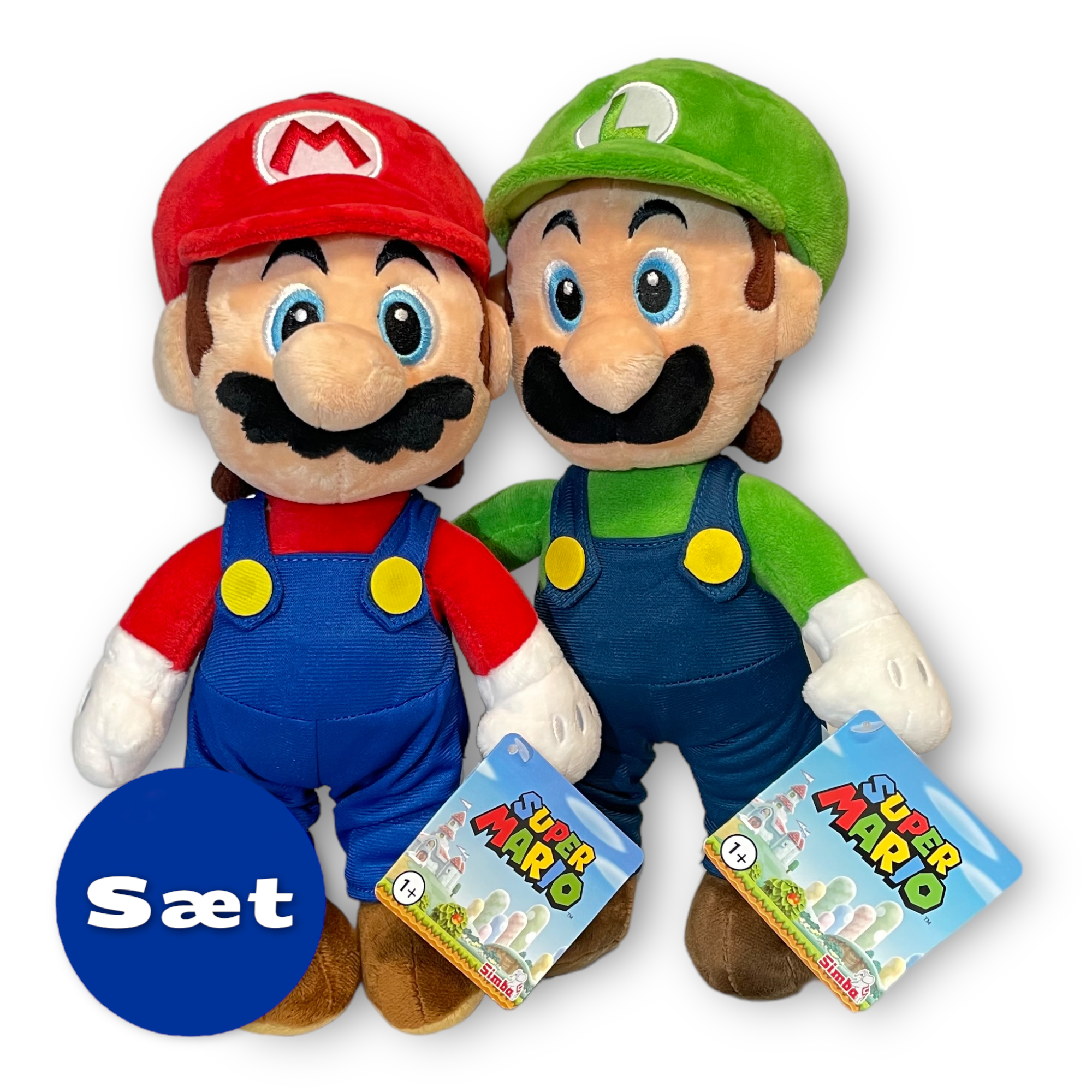 Se Super Mario & Luigi 30 Cm Sæt hos Plysdyr.dk