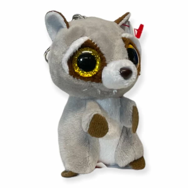 TY BEANIE BOOS - Nøglering - OAKIE Grey Raccoon