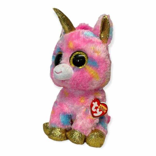 TY Beanie Boos - FANTASIA - Multicolor Unicorn Medium 23 cm