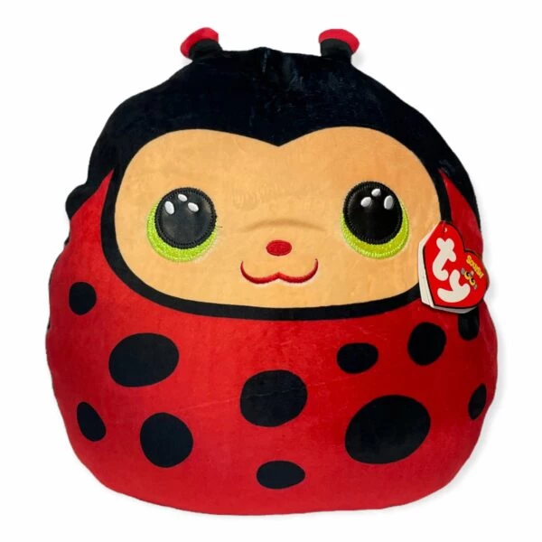 TY Squish A Boos - IZZY - lady bug Large 35 cm