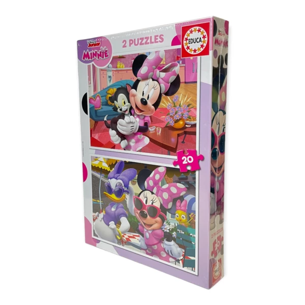 Minnie Mouse Puslespil Disney 2x20 Brikker