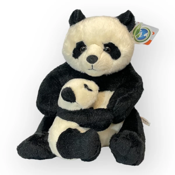 Panda Mor Med Unge Wild Republic 30 Cm