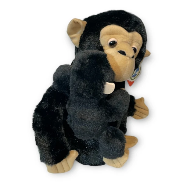Chimpanse Mor Med Unge 30 Cm